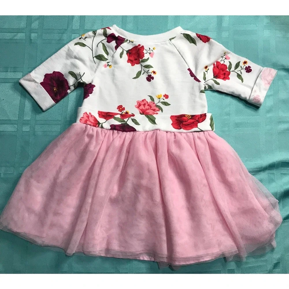 Old Navy Little Girls 2T Dress Sweatshirt Top Tulle Skirt